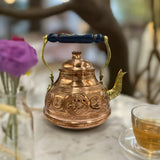 Lavina | Copper Tea Pot Traditional Patterned (19 cm)