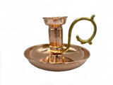 Lavina | Copper Traditional Candle Holder Copper Gold (9 cm)