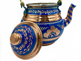 Lavina | Copper Turkish Teapot with Erzincan Design