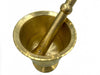 Lavina | Gold Color Bronze Mortar and Pestle (9.5 cm) Lavina Mortars & Pestles
