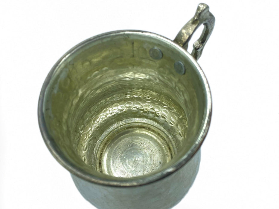 Lavina | Silver Copper Cup with Handle