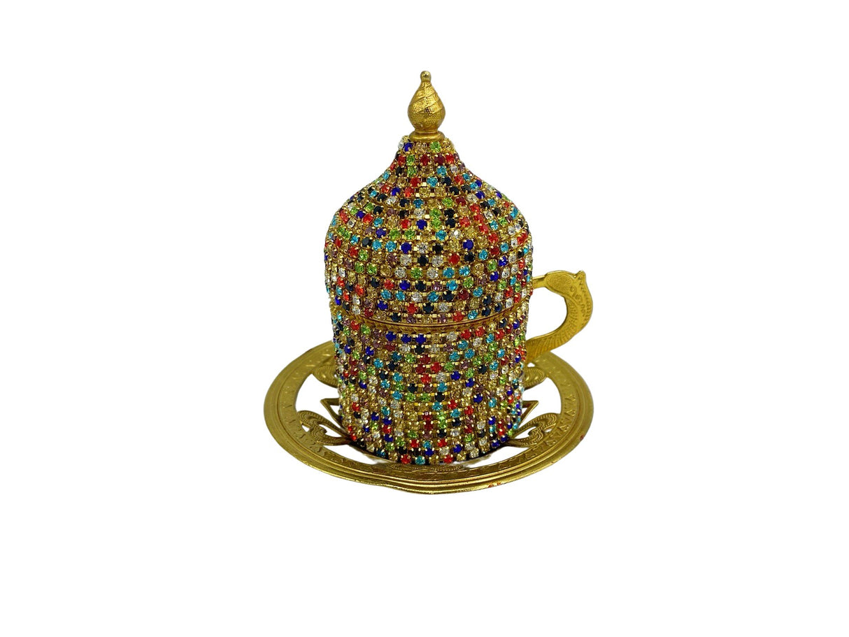 Lavina | Turkish Coffee Cup With Bead Design