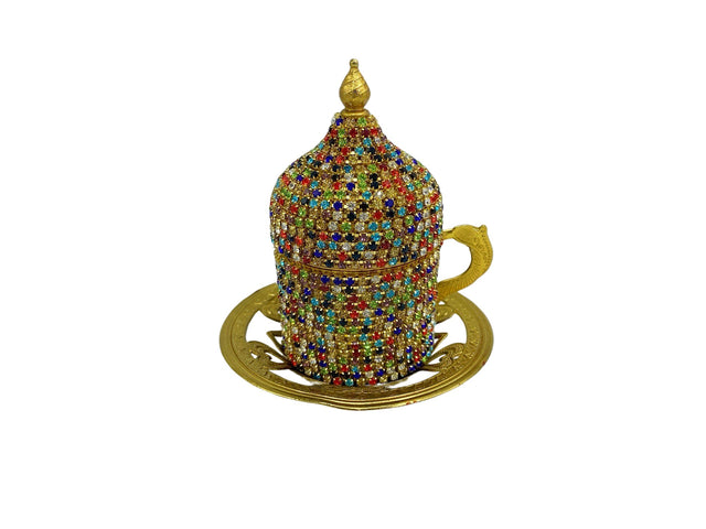 Lavina | Turkish Coffee Cup With Bead Design