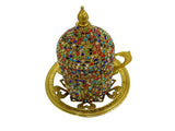 Lavina | Turkish Coffee Cup With Bead Design