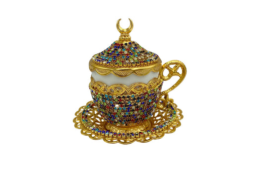 Lavina | Turkish Coffee Cup With Bead Design