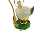 Lavina | Turkish Coffee Cup With Dangling Flower Design