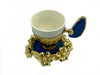 Lavina | Turkish Coffee Cup With Flower Design Lavina Coffee Cup