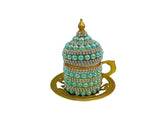 Lavina | Turkish Coffee Cup With Pearl Design