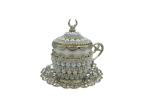 Lavina | Turkish Coffee Cup With Pearl Design