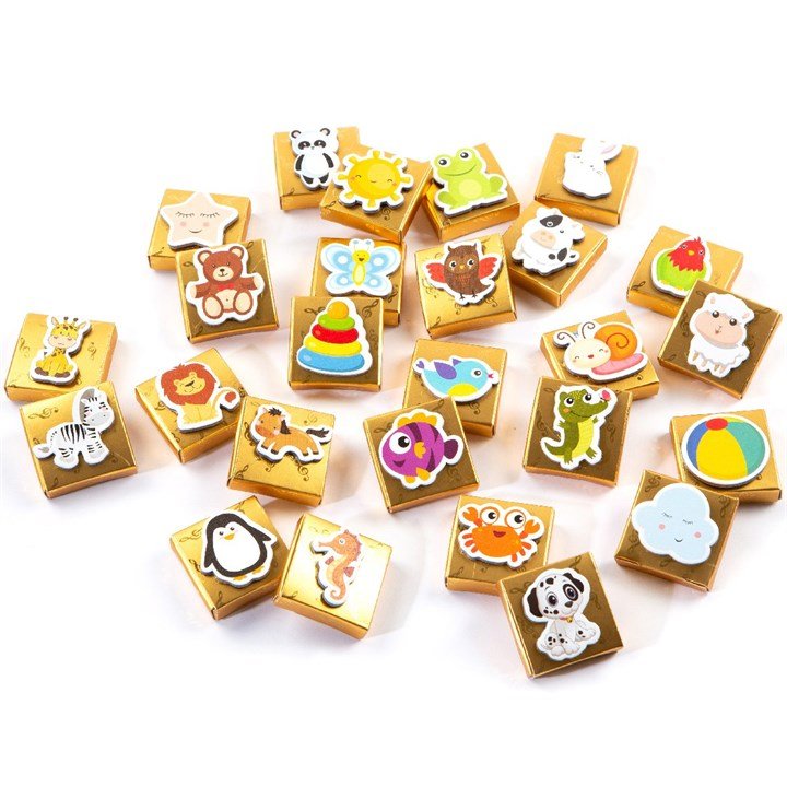 Melodi - Decorative Golden Note Baby Chocolate - 500 Grams - TryAladdin