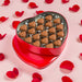 Melodi - Premium Milk Chocolate in a Heart-Shaped Red Metal Box - 400 Grams