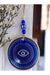 Mixperi | Blue Glass Nazar Bead Eye Motif Wall Ornament Mixperi Islamic, Pillow Case Set, Clock, Spiritual, Candle Set, Rug, Vase, Door Mats, Wall Ornaments