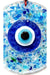 Mixperi | Blue Nazar Beaded Glass Patterned Wall Ornament Mixperi Islamic, Pillow Case Set, Clock, Spiritual, Candle Set, Rug, Vase, Door Mats, Wall Ornaments