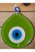 Mixperi | Blue Nazar Beaded Grass Green Color Nazar Beaded Drop Pattern Mixperi Islamic, Pillow Case Set, Clock, Spiritual, Candle Set, Rug, Vase, Door Mats, Wall Ornaments