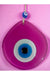 Mixperi | Blue Nazar Beaded Pink Color Drop Pattern Handmade Wall Ornament Mixperi Islamic, Pillow Case Set, Clock, Spiritual, Candle Set, Rug, Vase, Door Mats, Wall Ornaments