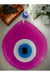 Mixperi | Blue Nazar Beaded Pink Color Drop Pattern Handmade Wall Ornament