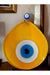 Mixperi | Blue Nazar Beaded Transparent Honey Color Drop Pattern Handmade Wall Ornament Mixperi Islamic, Pillow Case Set, Clock, Spiritual, Candle Set, Rug, Vase, Door Mats, Wall Ornaments