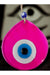Mixperi | Blue Nazar Beaded Transparent Pink Color Drop Pattern Handmade Wall Ornament Mixperi Islamic, Pillow Case Set, Clock, Spiritual, Candle Set, Rug, Vase, Door Mats, Wall Ornaments