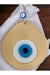 Mixperi | Blue Nazar Beads Gold Color Drop Pattern Handmade Wall Ornament Mixperi Islamic, Pillow Case Set, Clock, Spiritual, Candle Set, Rug, Vase, Door Mats, Wall Ornaments