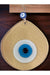 Mixperi | Blue Nazar Beads Gold Color Drop Pattern Handmade Wall Ornament