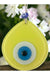 Mixperi | Blue Nazar Beads Yellow Color Drop Pattern Handmade Wall Ornament Mixperi Islamic, Pillow Case Set, Clock, Spiritual, Candle Set, Rug, Vase, Door Mats, Wall Ornaments