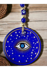 Mixperi | Blue Star Embroidered Eye Model Wall Ornament Nazar Bead