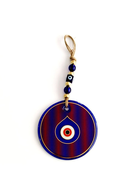 Mixperi | Drop Eye Model Gilded Red Glass Wall Ornament