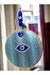 Mixperi | Embroidered Geometric Nazar Glass Wall Ornament