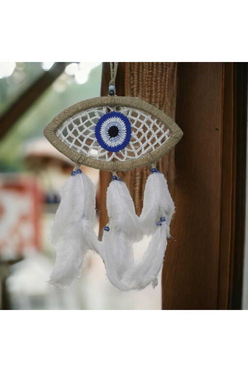 Mixperi | Eye Model Wall Ornament With Nazar Bead Motif Handmade