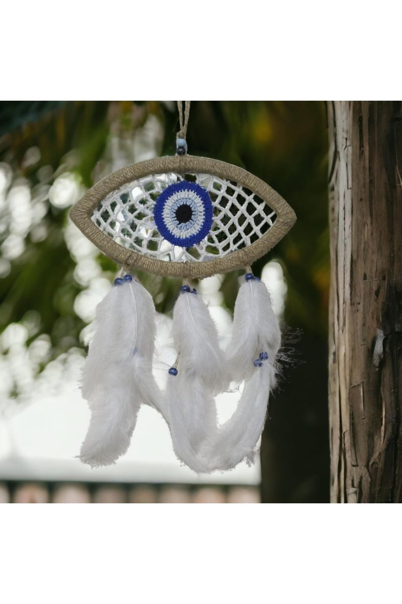 Mixperi | Eye Model Wall Ornament With Nazar Bead Motif Handmade