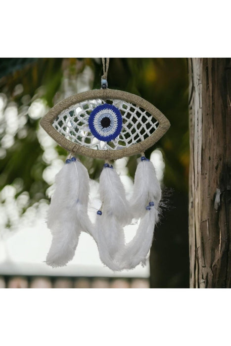 Mixperi | Eye Model Wall Ornament With Nazar Bead Motif Handmade