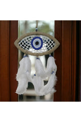 Mixperi | Eye Model Wall Ornament With Nazar Bead Motif Handmade