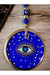 Mixperi | Gilded Blue Color Star Motif Eyed Glass Wall Ornament Mixperi Islamic, Pillow Case Set, Clock, Spiritual, Candle Set, Rug, Vase, Door Mats, Wall Ornaments