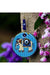 Mixperi | Gilded Elephant Model Blue Nazar Beaded Wall Ornament