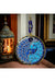 Mixperi | Gilded Nazar Beaded Peacock Glass Wall Ornament