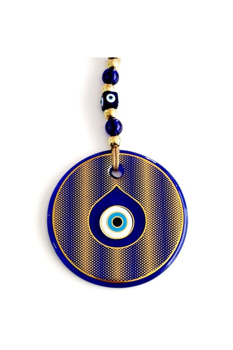 Mixperi | Golden Yellow Gilded Drop Eye Model Glass Wall Ornament