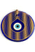 Mixperi | Golden Yellow Gilded Drop Eye Model Glass Wall Ornament Mixperi Islamic, Pillow Case Set, Clock, Spiritual, Candle Set, Rug, Vase, Door Mats, Wall Ornaments