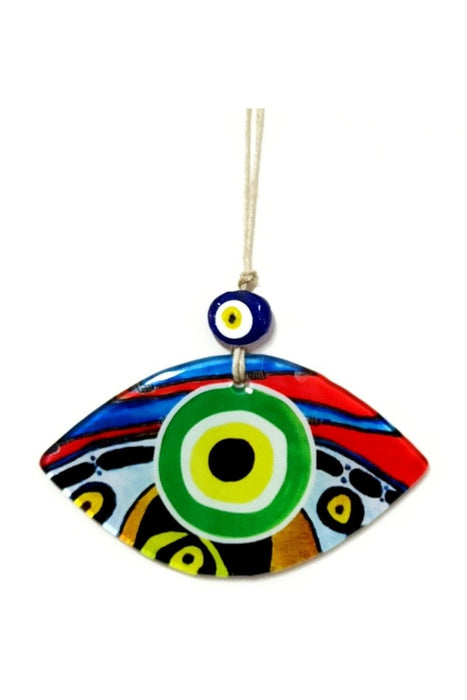 Mixperi | Green Eye Model Fusion Glass Wall Ornament Mixperi Islamic, Pillow Case Set, Clock, Spiritual, Candle Set, Rug, Vase, Door Mats, Wall Ornaments