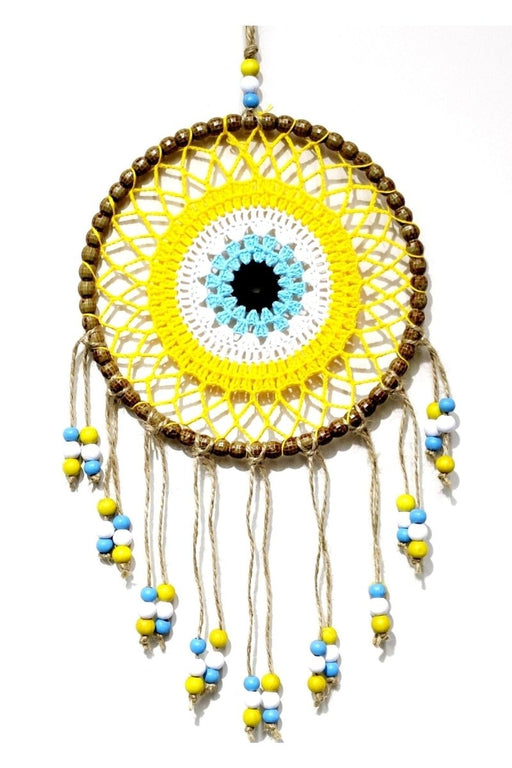 Mixperi | Handmade Wall Ornament With Yellow Motif Colored Beads Mixperi Islamic, Pillow Case Set, Clock, Spiritual, Candle Set, Rug, Vase, Door Mats, Wall Ornaments