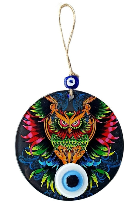 Mixperi | Legendary Owl Fusion Glass Wall Ornament