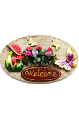 Mixperi | Life Garden Welcome Printed Door And Wall Ornament