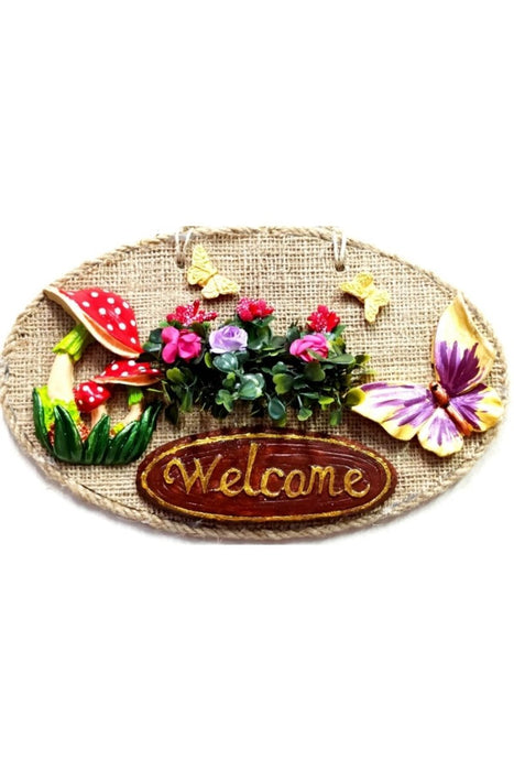 Mixperi | Life Garden Welcome Printed Door And Wall Ornament