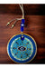 Mixperi | Nazar Bead Eyes Blue Striped Wall Ornament Mixperi Islamic, Pillow Case Set, Clock, Spiritual, Candle Set, Rug, Vase, Door Mats, Wall Ornaments