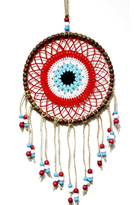 Mixperi | Red Motif Colored Beaded Handmade Wall Ornament