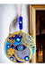 Mixperi | Tile Gold Pattern Nazar Bead Wall Ornament Mixperi Islamic, Pillow Case Set, Clock, Spiritual, Candle Set, Rug, Vase, Door Mats, Wall Ornaments