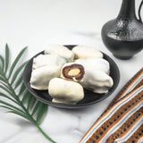 Musfik | White Belgian Chocolate Covered Dates with Almond