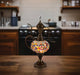 Nazli Mosaic | Handmade Glass Mosaic Desk Lamp, Mosaic Colors Teapot Design Nazli Mosaic Lamps