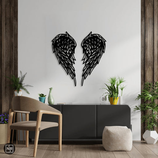 NR Dizayn | Angel Wings Decorative Metal Wall Art