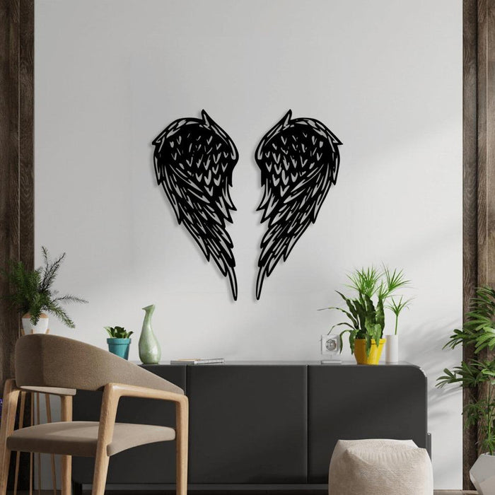 NR Dizayn | Angel Wings Decorative Metal Wall Art