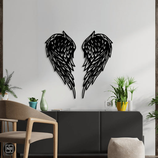 NR Dizayn | Angel Wings Decorative Metal Wall Art NR Dizayn Wall Art